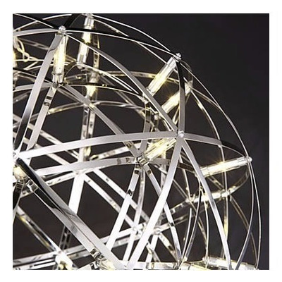 Lampara Colgante 92 Led Átomo 50cm Deco Control Remoto Tz 