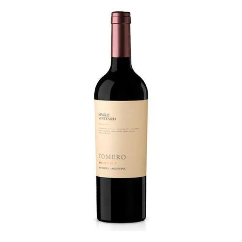 Vino Tomero Single Vineyard Malbec X 750cc Bodega Vistalba