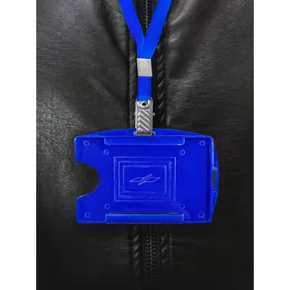 Porta Crachá Universal Azul Royal - 100 Unidades