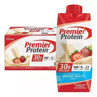 Premier Proteina Shakes Bebida Diabéticos S/fresa  15pack 