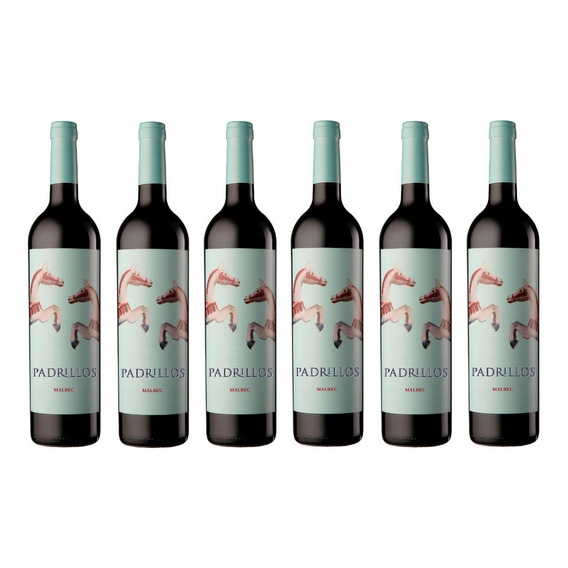 Vino Padrillos Malbec Caja X 6 X 750ml. - Envíos Ernesto Catena Vineyards Padrillos - Tinto - Malbec - 2018 - Botella - 6 - 750 mL