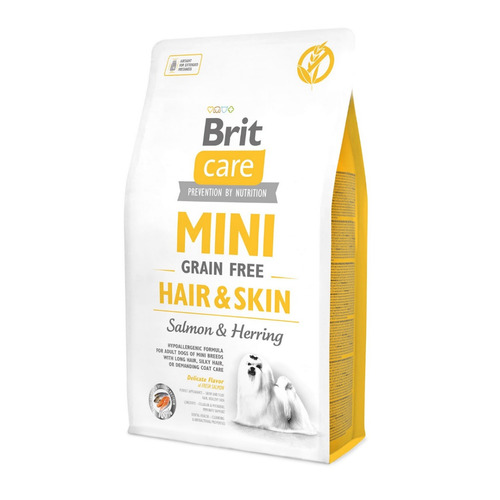 Alimento Perro Pequeño Brit Care Adult Mini Hair Skin 7kg Np