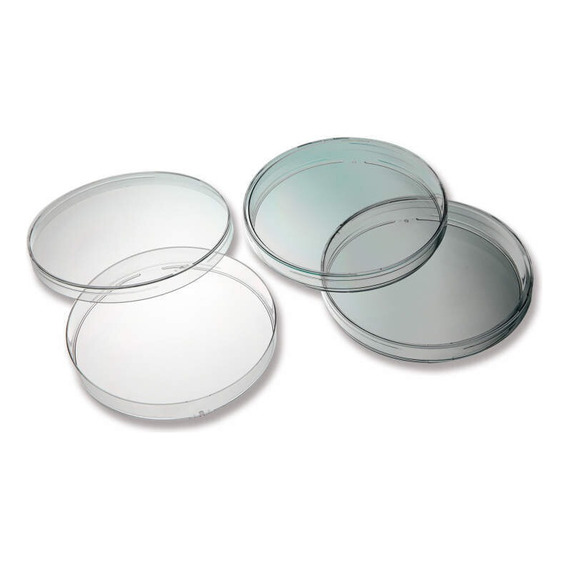 Caja Petri Desechable Estéril Plástico 90x15 Mm Paq C/10