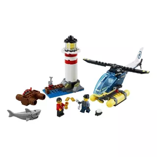 Blocos De Montar Legocity Police Lighthouse Capture 189 Peças Em Caixa