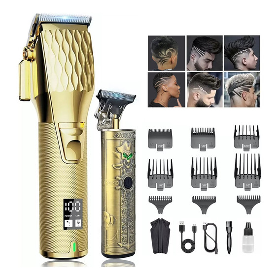 Cortadoras De Cabello Trimmer Leyenda Kits Inalámbricos Lcd