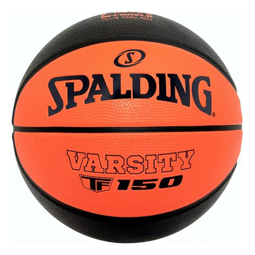 Pelota Basketball Spalding Tf 150 Varsity Nº 7 ( Fiba) Color Naranja Oscuro