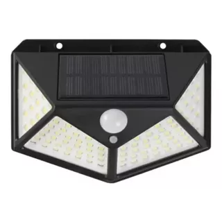 Focos Exteriores 100 Led Solar X5 + 1 Gratis Luz Fija Sensor