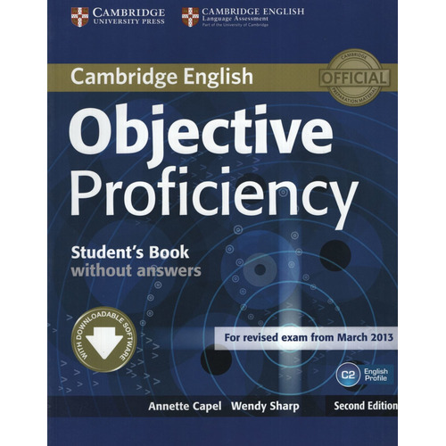 Objective Proficiency-   St`s With Downloadable Soft. 2nd Ed