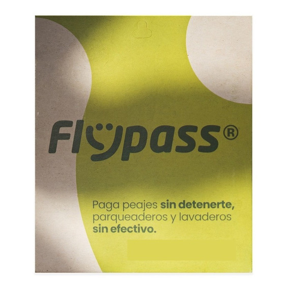 Tag Flypass - Pago Electrónico De Peajes , Parqueaderos Etc