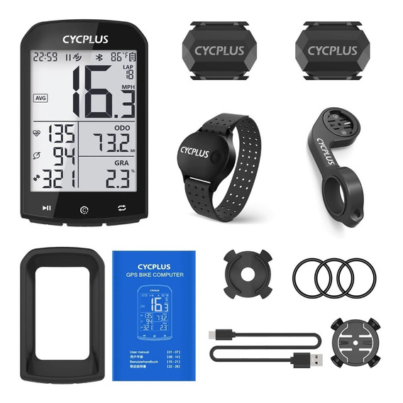 Kit Cycplus M1 Gps + C3 + H1 + Z1 Computadora Odometro Bici