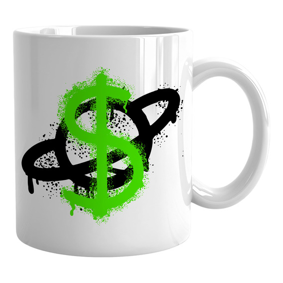 Taza Desayuno Graffiti Money Edición Limitada