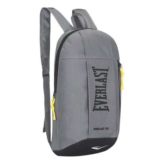 Mochilas Everlast Hombre Mujer Running Trekking Ciclismo Deportiva 10 Litros 15982 Gris