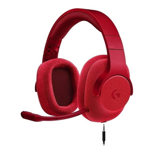 Audífonos gamer Logitech G Series G433 red