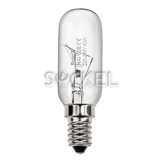 Ampolleta Para Campana 220v 40w E14 8 Cm Largo