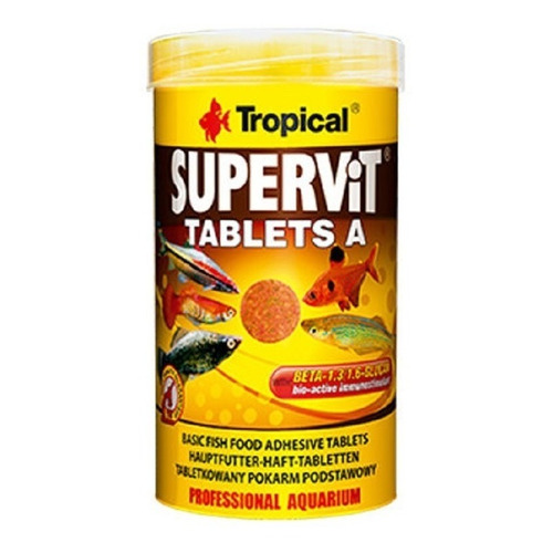 Tropical  Alimento Para Peces Supervit Tablets A 36g Pecera