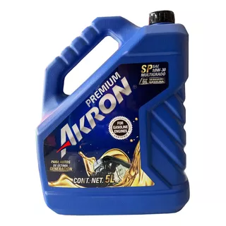 Aceite Akron Premium Multigrado Sae 10w30 Garrafa 5 Litros