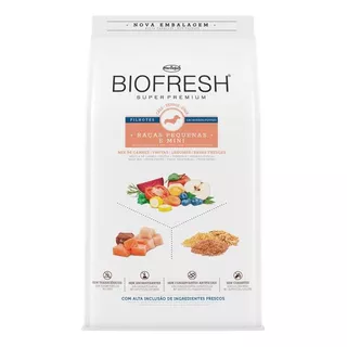 Alimento Biofresh Para Perro Cachorro De Raza Pequeña En Bolsa De 3kg