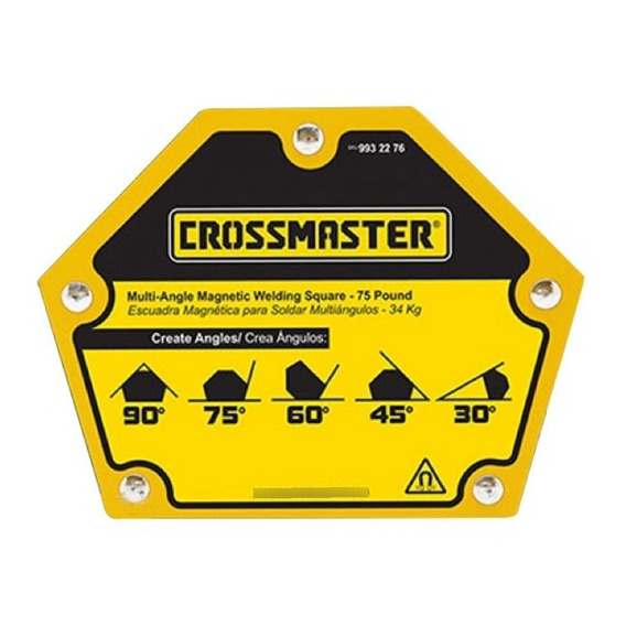 Escuadra Magnetica Para Soldar 34 Kg Crossmaster 9932276 