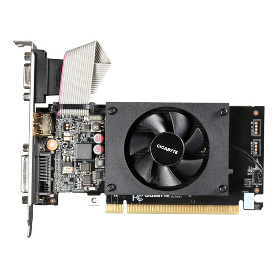 Tarjeta de video Nvidia Gigabyte  GeForce 700 Series GT 710 GV-N710D3-2GL (REV 2.0) 2GB