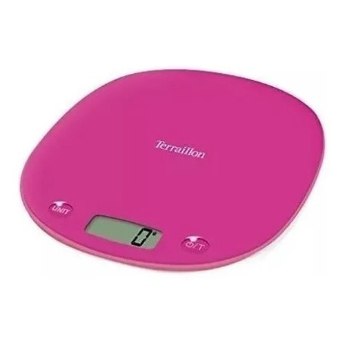 Balanza Cocina Terraillon Francesa Digital Lcd Peso Max. 3kg Capacidad máxima 3 kg Color Fucsia