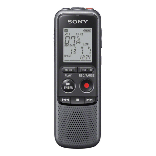 Sony Icd-px240 Stick De Grabación Digital Portátil De 4 Gb Color Negro