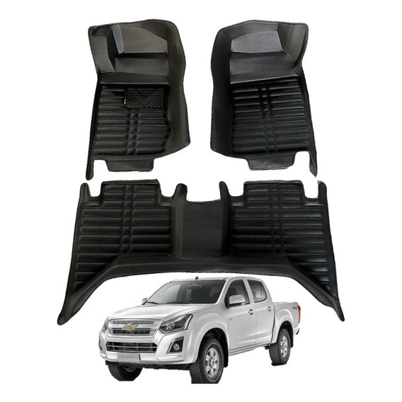 Funda De Piso 3d Chevrolet D-max 2015-21 Calce Perfecto