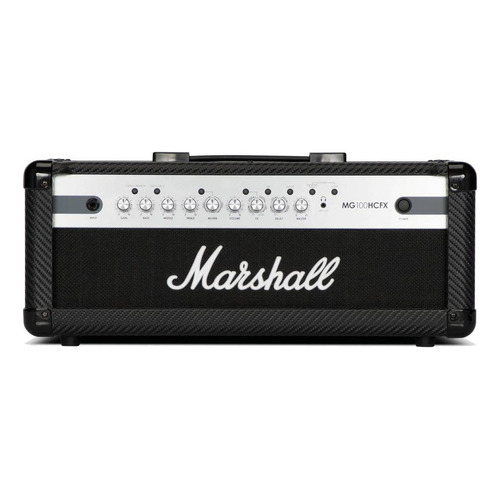 Amplificador Marshall MG Carbon Fibre MG100HCFX Transistor para guitarra de 100W color negro 230V