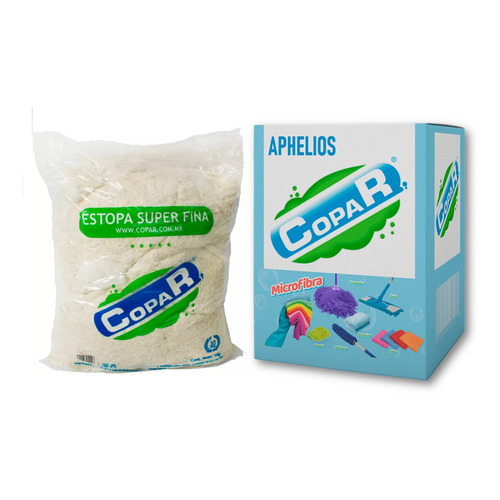 Estopa Blanca Super Fina 1 Kg Copar Estbsfb