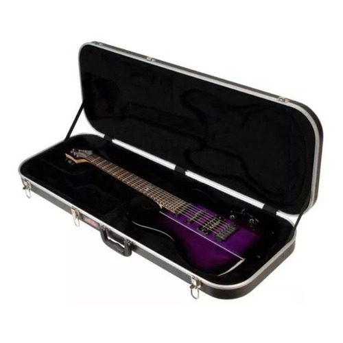 Skb 1skb-6 Estuche Case Rigido Para  Guitarra Electrica Color Negro Diseño Liso