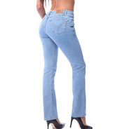 Paquete X2 Jeans Pantalón Dama Mezclilla Recto Dayana 002 