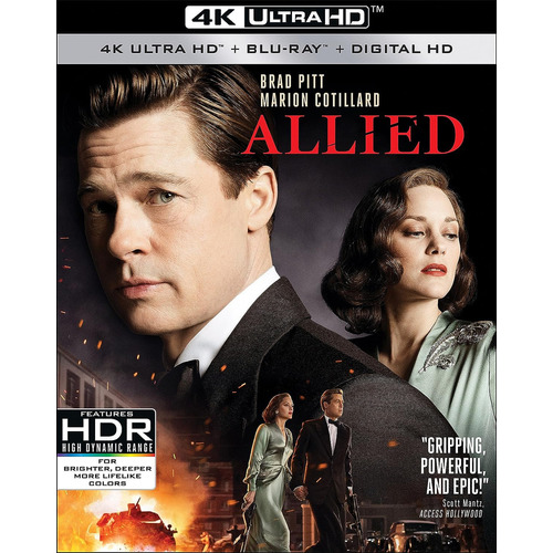 4K Ultra Hd + Blu-ray Allied / Aliados