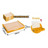 Caja Herramientas Plastica Apilable 340x250x60mm Ingco Hktv0