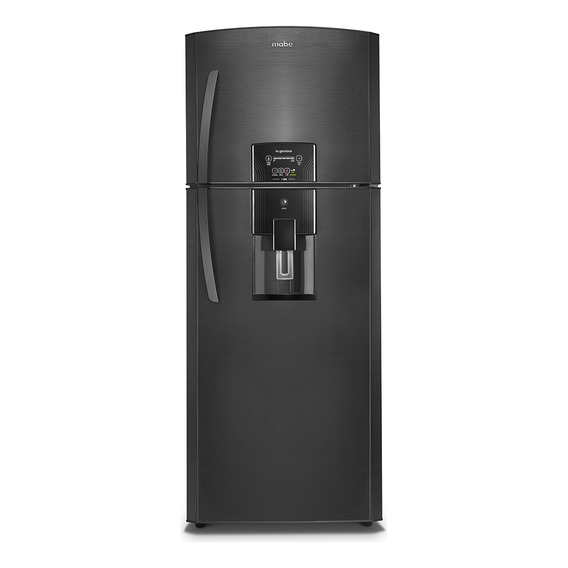 Refrigerador No Frost 400 L Brutos Black Steel Mabe - Rmp410
