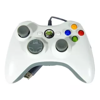 Control Alámbrico Xbox 360 Megafire Blanco O Negro