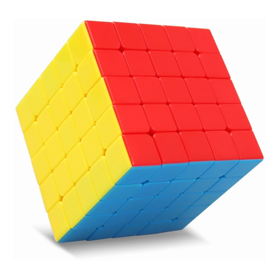 Cubos Rubik Qiyi 5x5 Fibra Carbono Lubricada Speed Cube