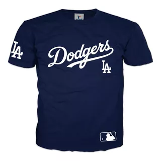 Playera Dodgers Los Angeles De Algodon Tallas Y Colores