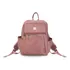 Mochila Tela Impermable Bolsillo Al Frente Dama Lincolns Color Rosa Mauve