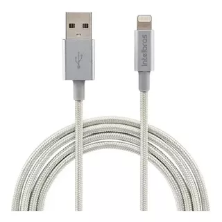 Cabo Usb Para iPhone 1,5m Super Rápido Eual15nb Intelbras Cor Branco