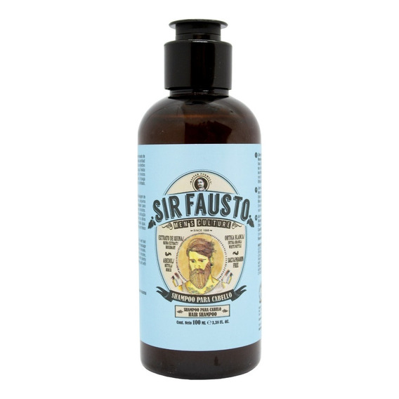 Sir Fausto Men's Culture Shampoo Hidratante Pelo Travel 3c