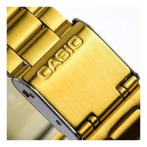 Reloj Hombre/Mujer CASIO Dorado Vintage A168 Digital – HBW Zurich Relojes