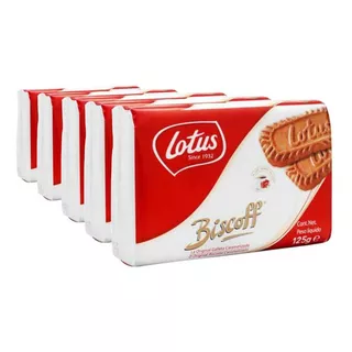 Kit 80 Biscoitos Bolacha Belga Lotus Biscoff