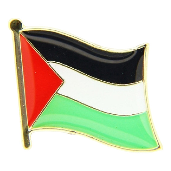 Broches Pequeños De Metal Con La Bandera De Palestina, 5 Uni