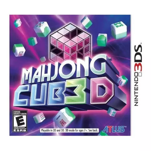 Jogo Mahjong Cub 3d Para Nintendo 3ds Midia Fisica Atlus