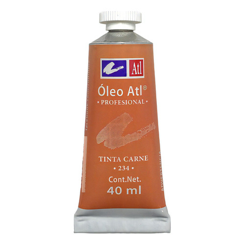 Oleo Atl T-14 Tubo De 40 Ml Color A Escoger Pintura Color del óleo 234 Tinta Carne