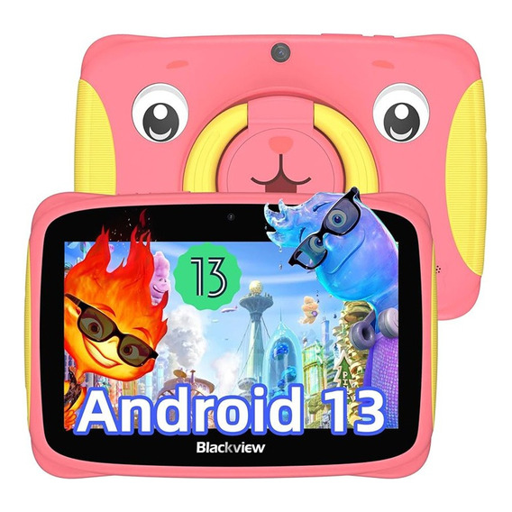 Tablet Blackview Tab 3 Kids 7´ 2+2gb 32gb Wifi Bt Android 13 Color Rosa