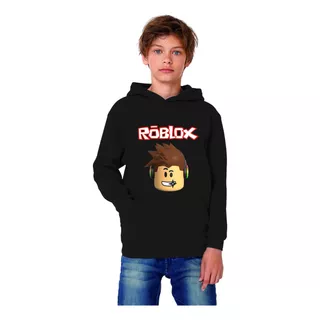 Polerón Canguro Capucha Roblox Cara Estampada Dtf Cod 001