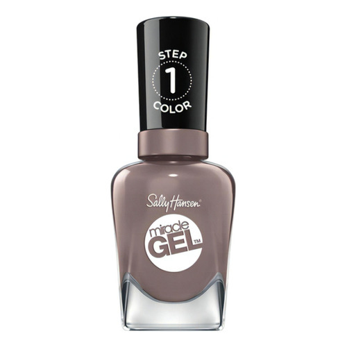 Esmalte de uñas color Sally Hansen Miracle Gel de 15mL de 1 unidades color To the taupe 205