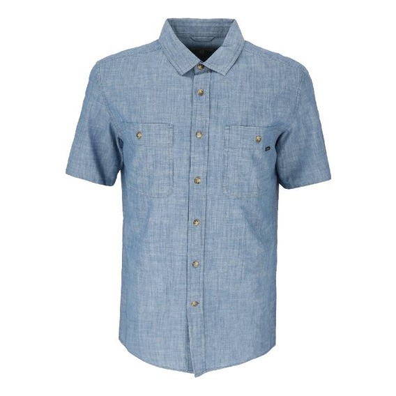 Camisa Con Manga Corta Solden Melange De Hombre Azul