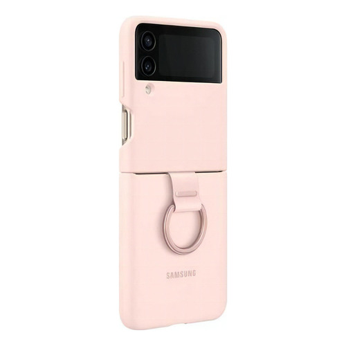 Samsung Silicone cover with ring Rosa Lisa 1
