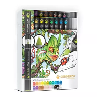 Marcador Artístico Chameleon Art Pens 22 Cores Color Tones